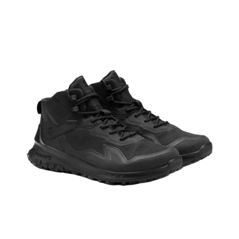 Ecco Otto Series Mid-Top Trekking Shoes Men's Black-3