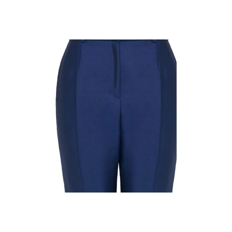 Alexander McQueen SS23 Casual Pants Women's Blue-4