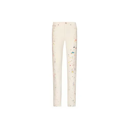 DIOR Paint Splatter Slim-Fit Jeans