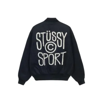 Stussy Sport Melton Varsity Jacket