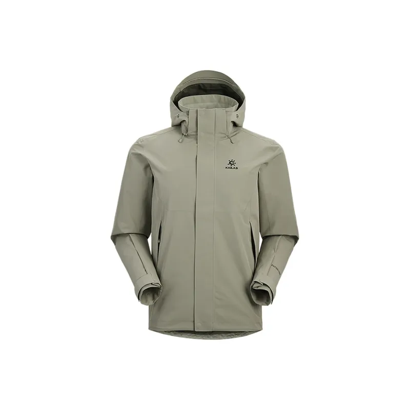 KAILAS Water-Resistant Windproof Breathable Windbreaker Jacket Men's Green Stone-9