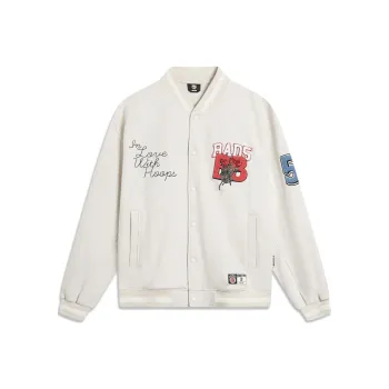 LiNing Baseball Jacket Men's Heather Gray