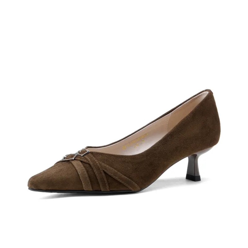 GOLDLION Slim Heel High Heels 5.2cm Women's-7