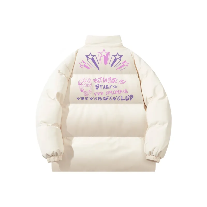 VniVerseVClub Puffer Jacket Coat Unisex-5