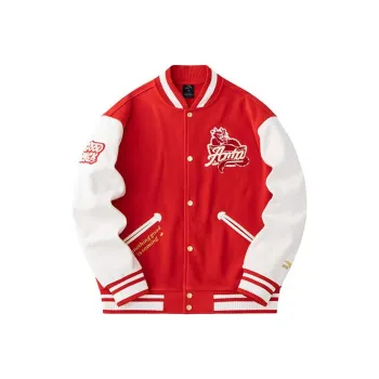 Anta Life Collection Baseball Jacket Coat Men's Rich Red