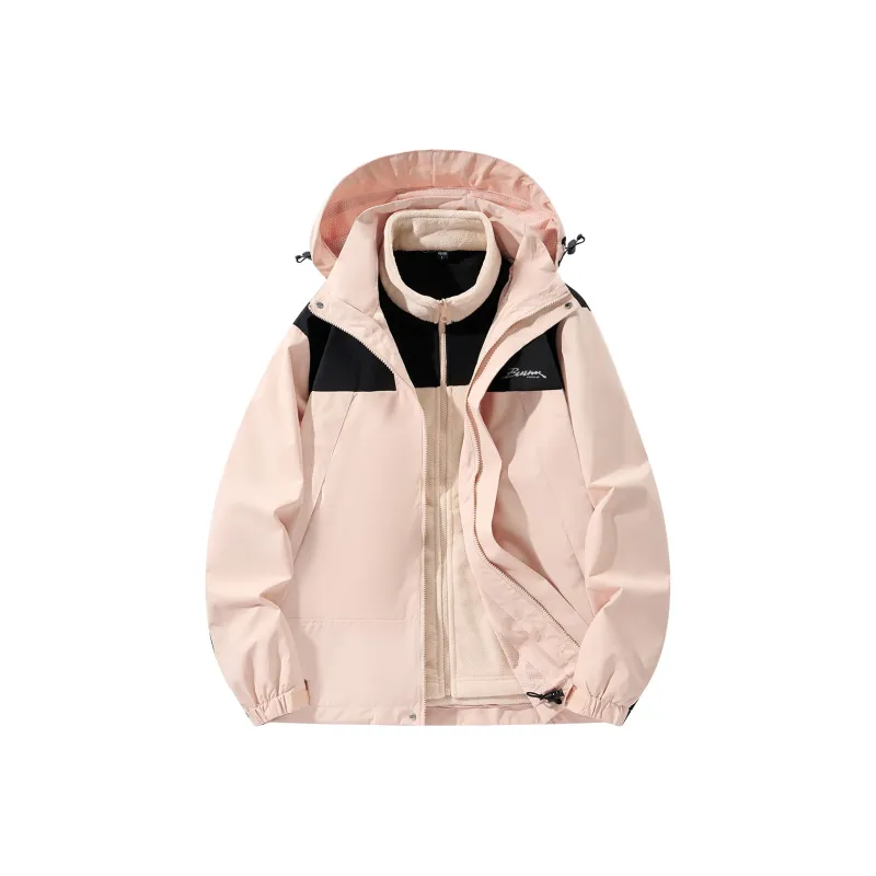 Feiyue Water-Resistant Windproof Warm Cold-Resistant Windbreaker Jacket Unisex-18