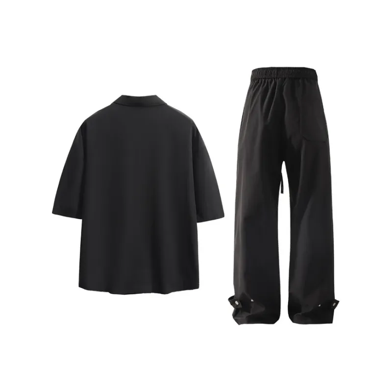 LIVINGTOWN Shirt Matching Set Unisex-3