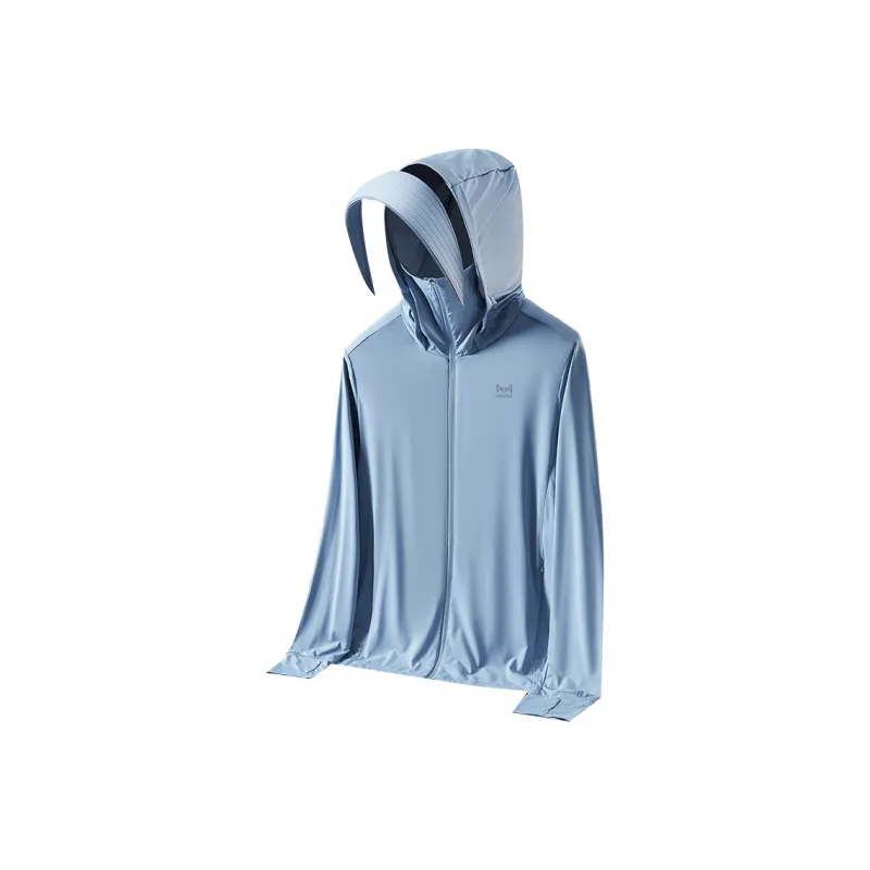MIIOW Casual Hooded Lightweight Ice Silk Sun Protection Clothing Unisex-1