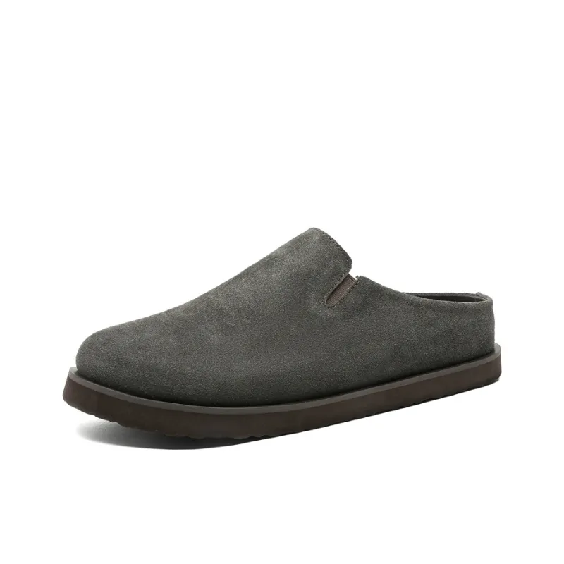 ΛOLUNKΛ Abrasion Resistant Slip Resistant Closed Toe Slippers Unisex-7