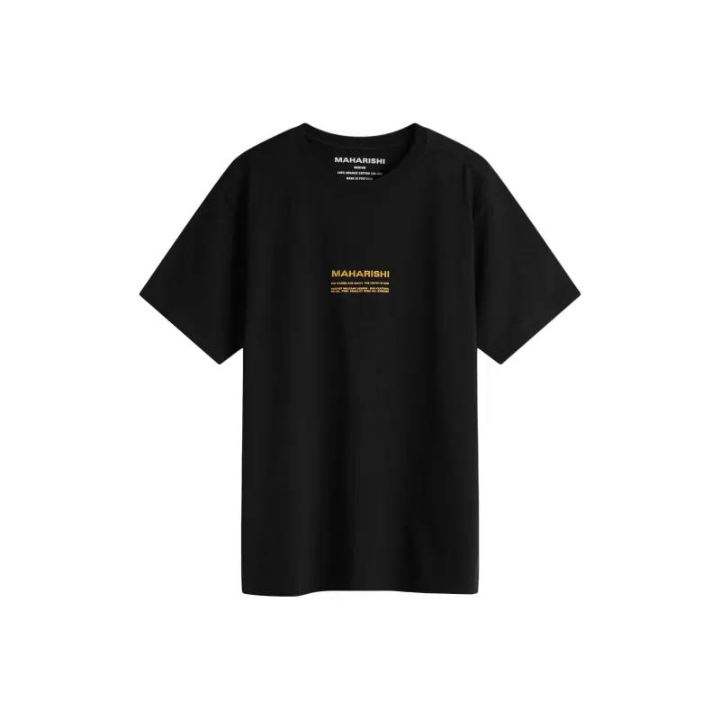 Maharishi T Shirts Men Black-0