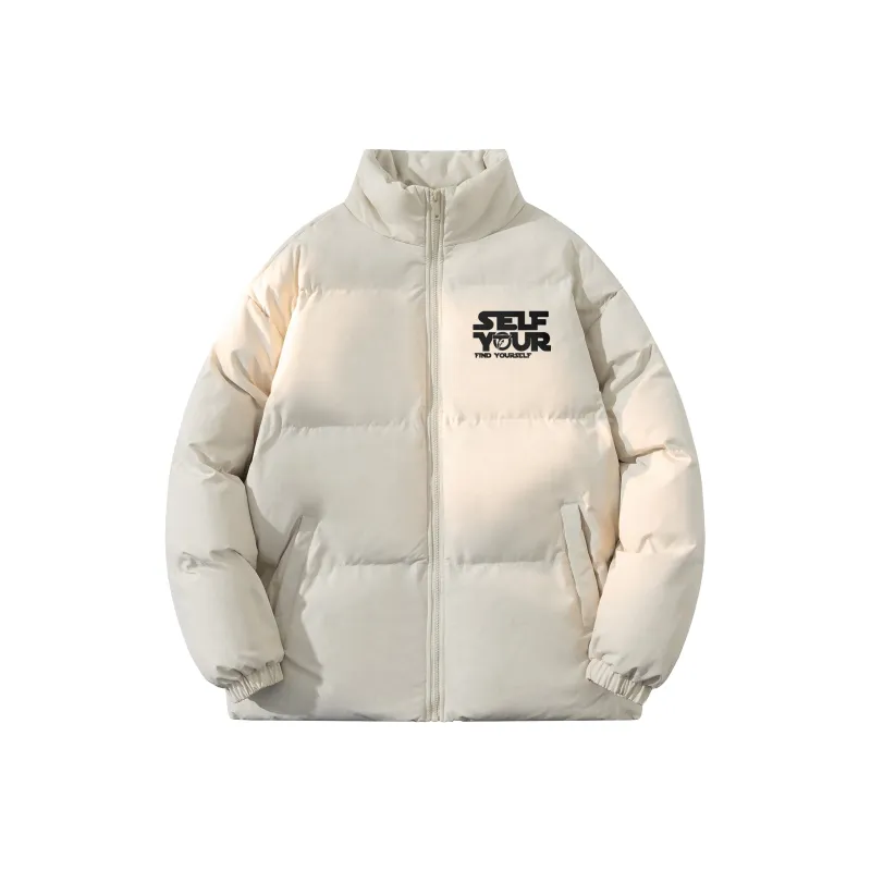 Find Yourself Puffer Jacket Unisex-3
