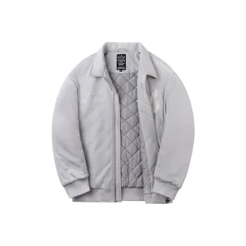 Muscle Dog Puffer Jacket Men's Light Gray