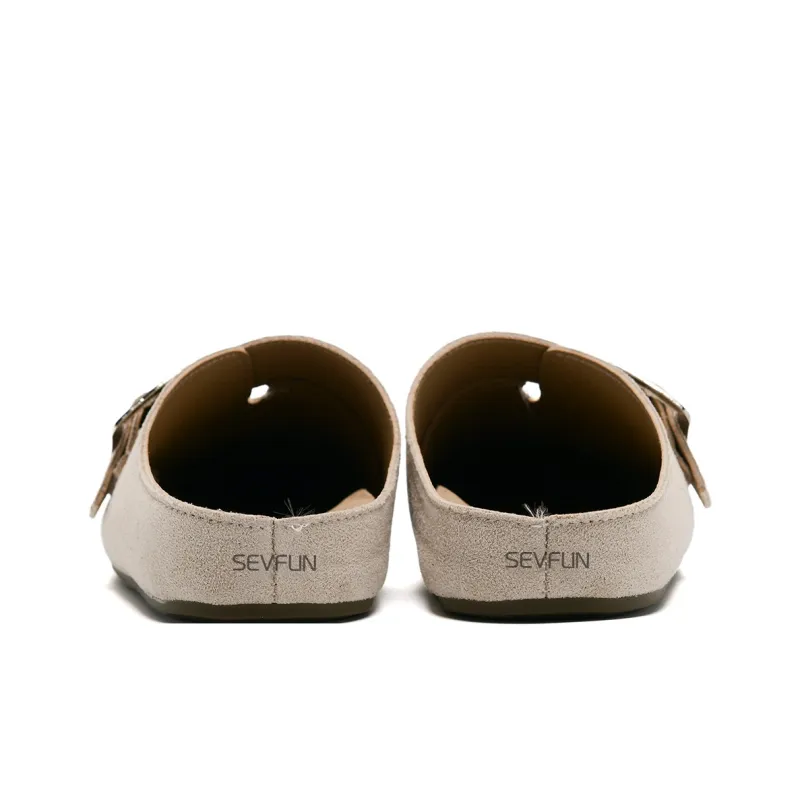 7 SEVFUN Composite Sole Closed Toe Slippers Women's-6