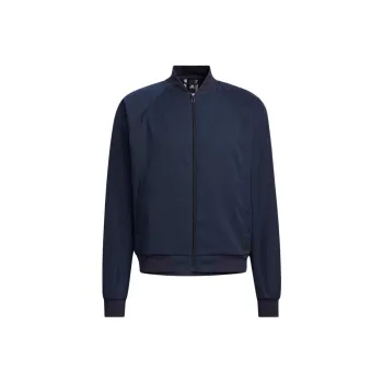 Adidas Conventional Pattern Fabric Mixed Pilot Jacket Jackets Coats Men's Dark Blue