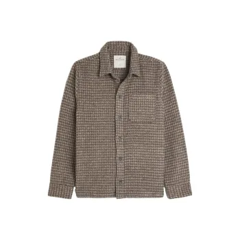 Hollister Jacket Men's Brown Pattern