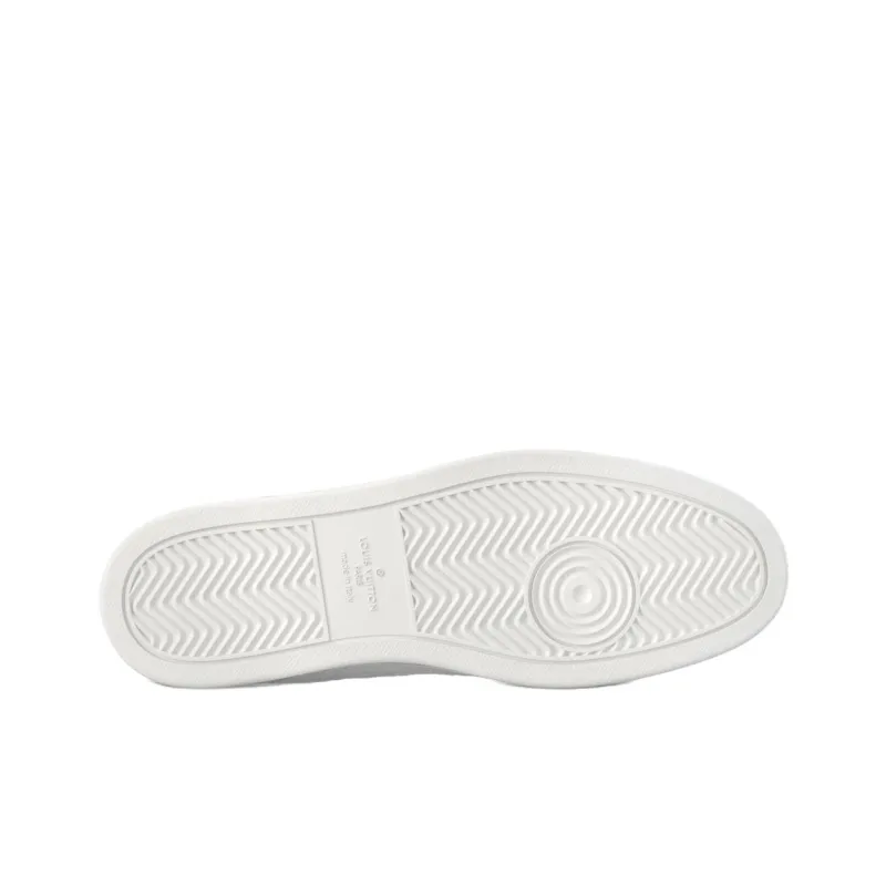 LOUIS VUITTON Rivoli Low Top Skateboard Shoes Men's White-5