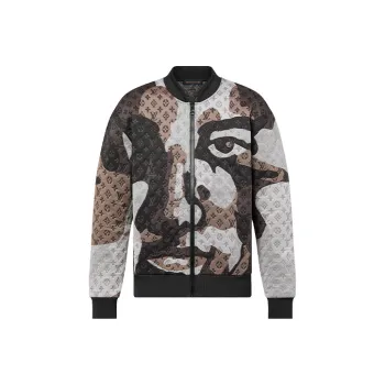 LOUIS VUITTON Monogram Cotton Jersey Bomber