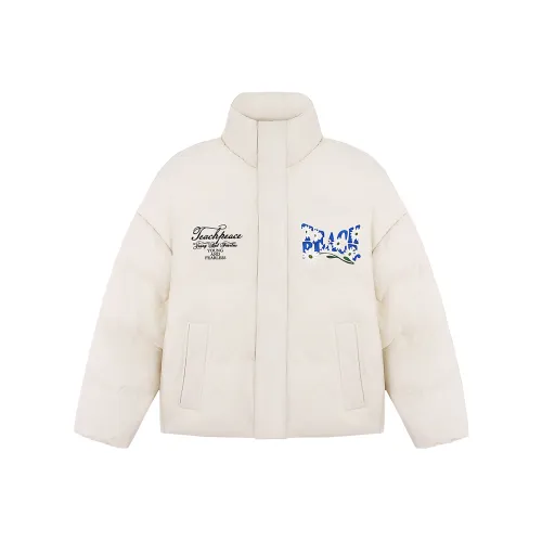 Teach Peace Puffer Jacket Unisex
