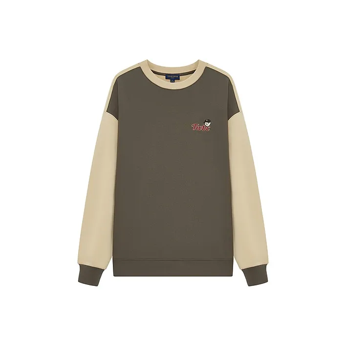 Teenie Weenie Men Evergreen Series Sweatshirt Unisex Brown-0