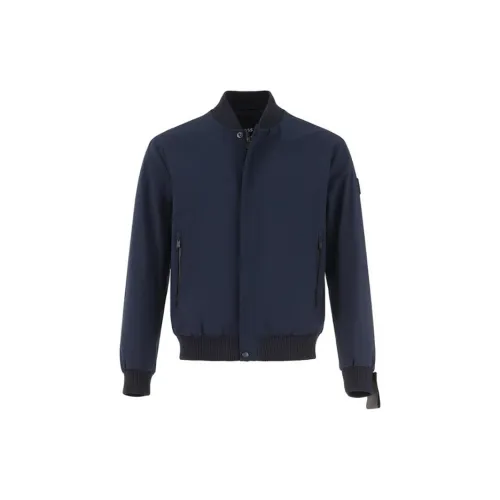 HUGO BOSS FW23 Jackets & Coats Men's Dark Blue