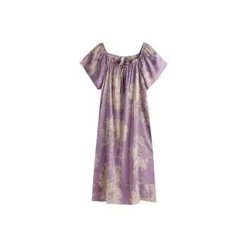 Xuan Liang Nightgown Women's Noble Purple