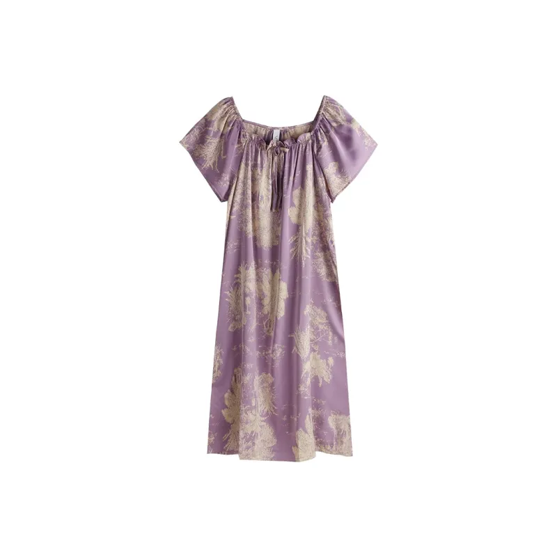 Xuan Liang Nightgown Women's Noble Purple-0