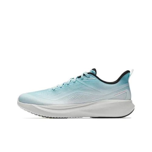 Anta Hydrogen Run Anti Slip Wear Resistant Low Top Casual Running Shoes Men's Blue White