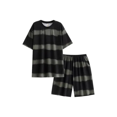 JIALEFEN Pajama Set Men's Jasper Pattern