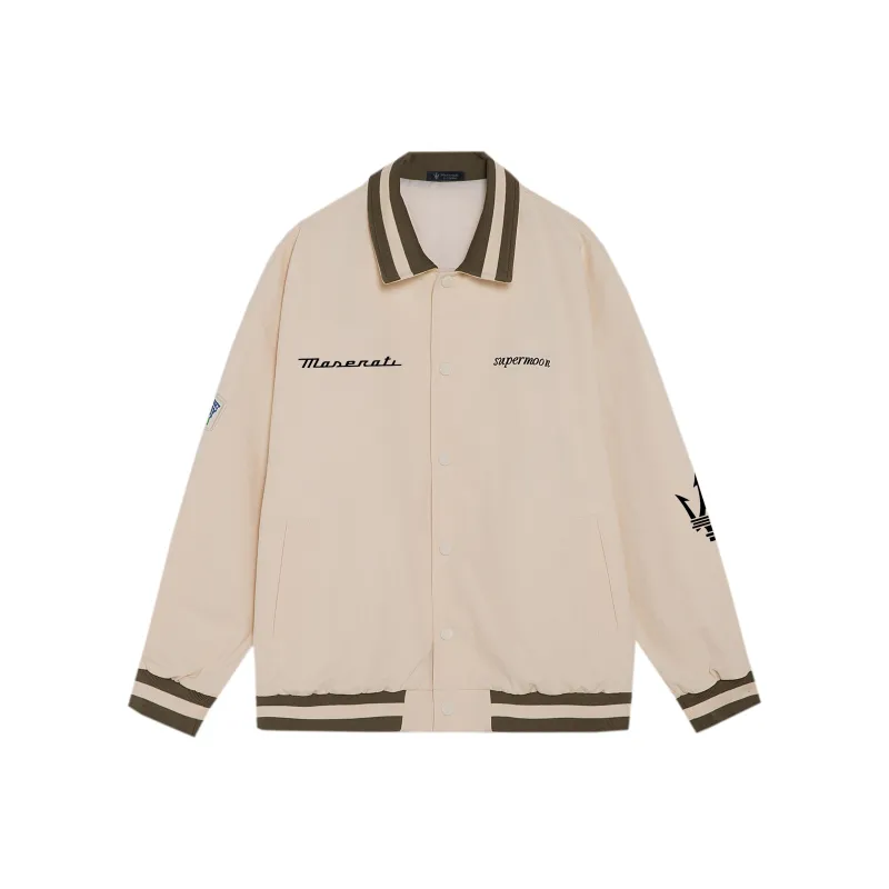 Maserati x SUPERMOON Baseball Jacket Men's-0