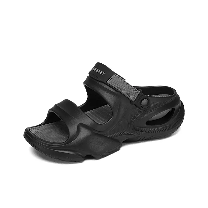 CAMOSI Beach Sandals Unisex Black Gray/White Black/Orange/Mint Green-1