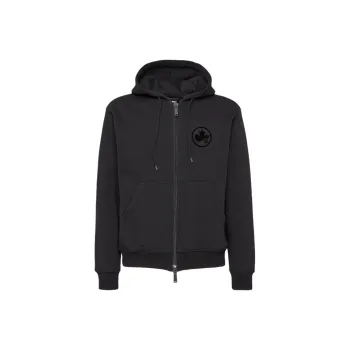 DSQUARED 2 Maple Leaf Cool Fit Zipped Hoodie