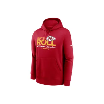 Nike Kansas City Chiefs 2024 Afc West Champions Trophy Collection Men's Nike Nfl Pullover Hoodie