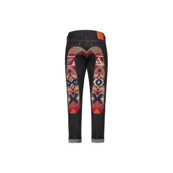 EVISU SS21 Tapered Pants Jeans Men's Denim