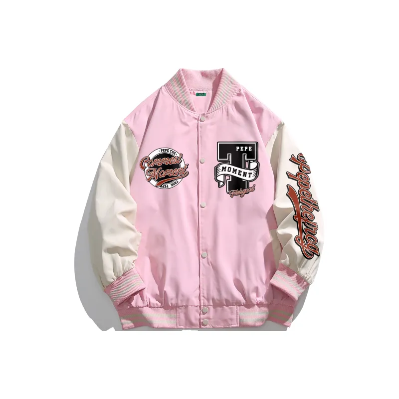 Pepe The Frog Baseball Jacket Unisex-0