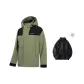 Light Green, Three-in-One Style[Comes with Fleece-Lined Liner]