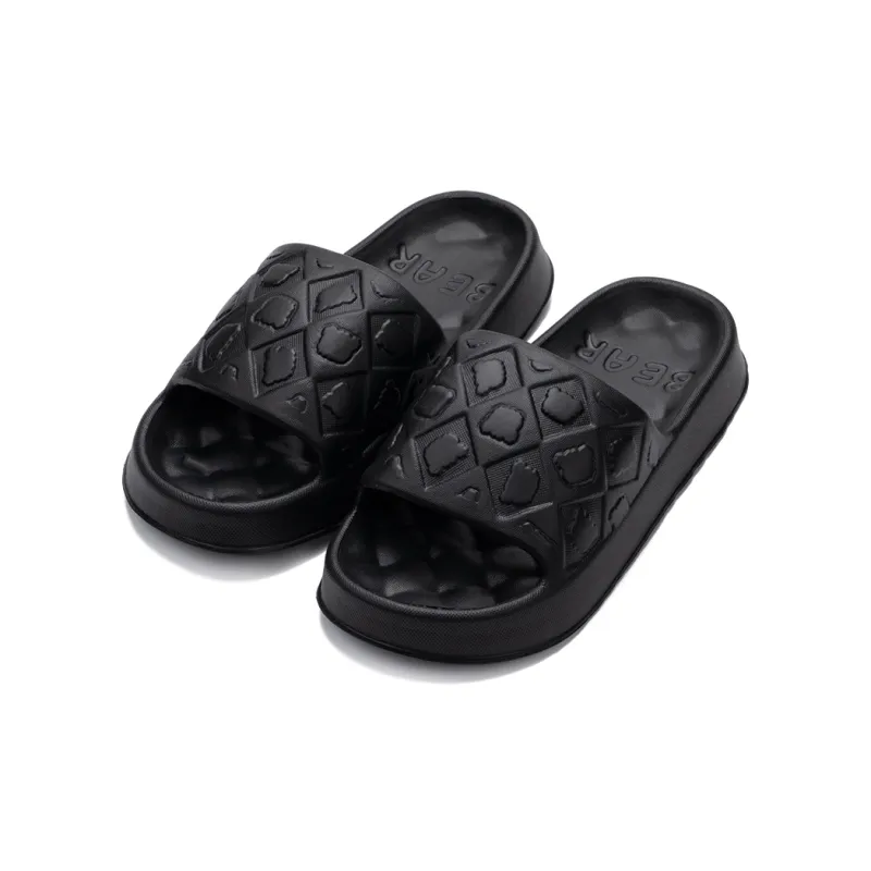 LATE TIME Minimalist Style Men's Summer Slippers, Indoor Home Bathing Couple Slippers, Unisex-2