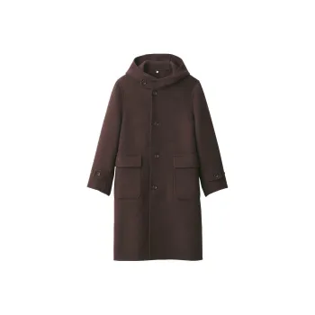MUJI LABO Series Coats Men's Dark Brown