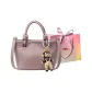 Purple with Charm-Shopping Bag