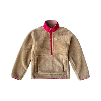 THE NORTH FACE Velvet feel Coat Men's Khaki & Red