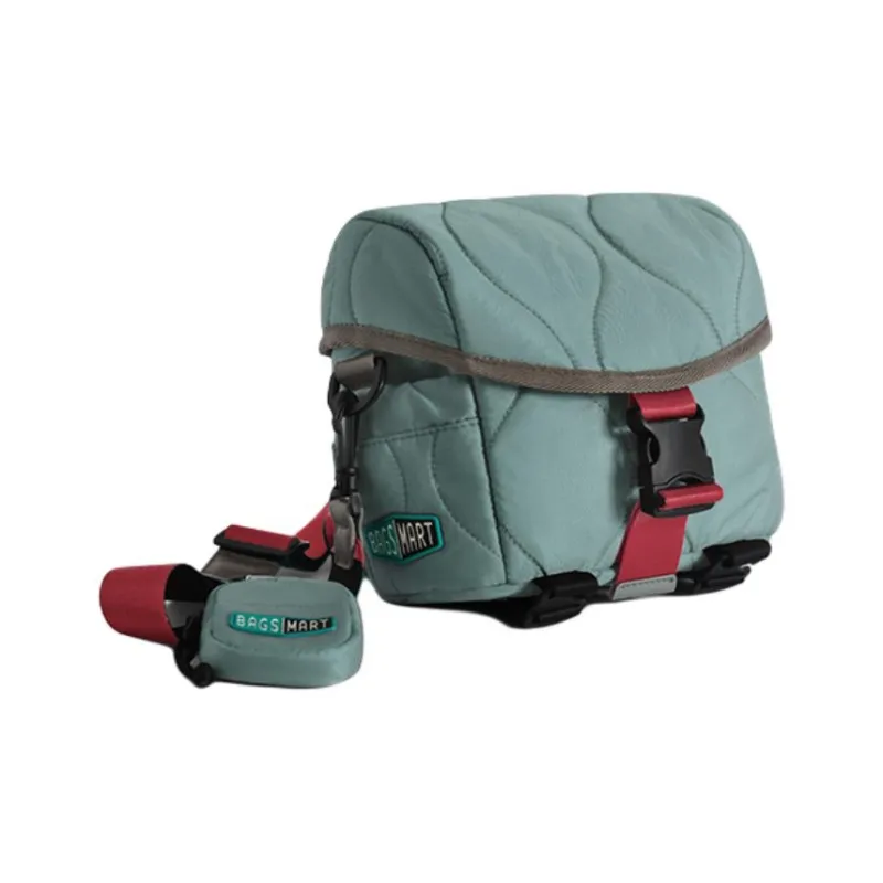BAGSMART Nylon Fabric Shoulder Bag Medium Size Unisex Multicolor-1