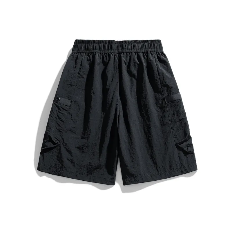 DOUBLE STAR 88 Cargo Shorts Unisex Pure Black-1