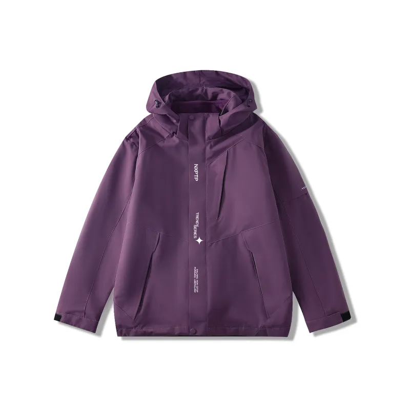 NXPTP Waterproof And Windproof To Keep Warm Windbreaker Jacket Unisex-2