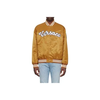 VERSACE Jackets & Coats Men's Gold
