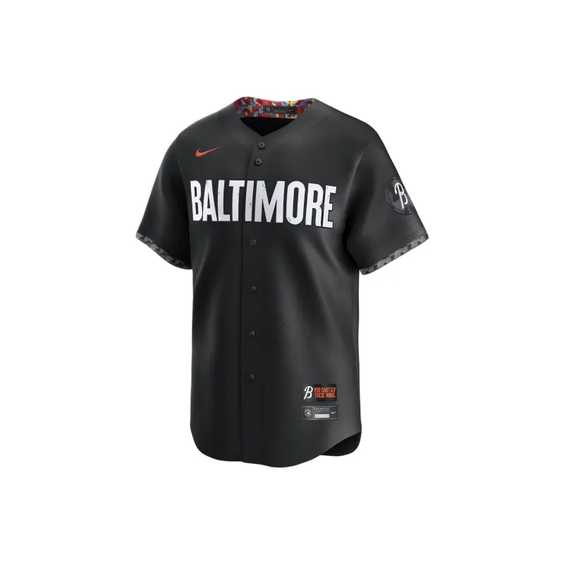 Nike x MLB Adley Rutschman Baltimore Orioles Baseball Jacket Men's Black-0