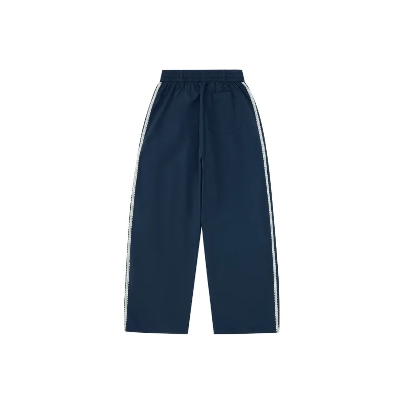 RASS Casual Pants Unisex Navy Blue-1