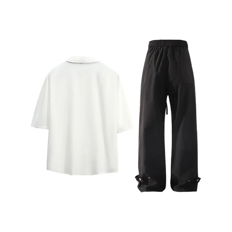 LIVINGTOWN Shirt Matching Set Unisex-1
