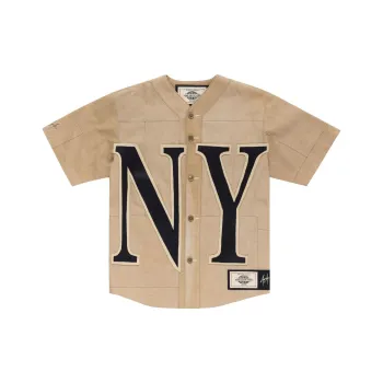 AIME LEON DORE x Franck Pellegrino Baseball Jacket Unisex Khaki