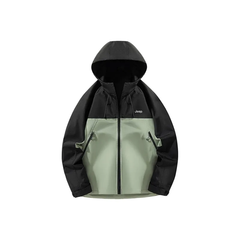 Jeep Black Knight Series Hiking Waterproof, Windproof, Abrasion Resistant, Thermal Windbreaker Jacket Unisex-54
