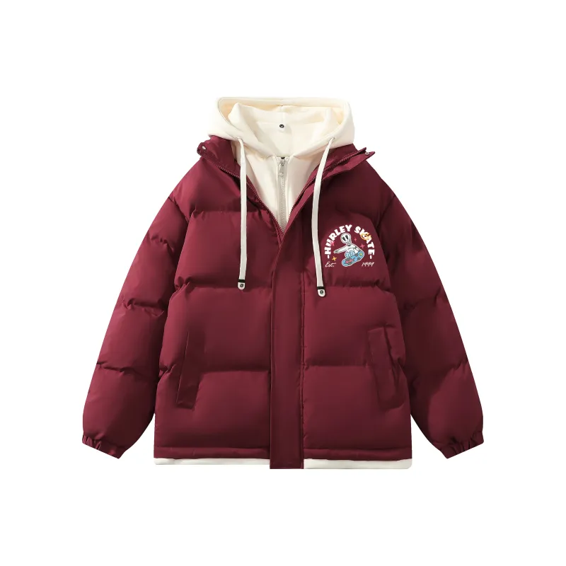 Hurley Puffer Jacket Coat Unisex-8