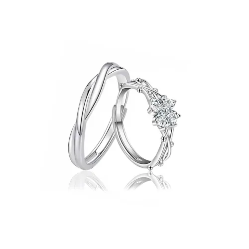 FOREVER MELODY 999 Fine Silver Rings Unisex